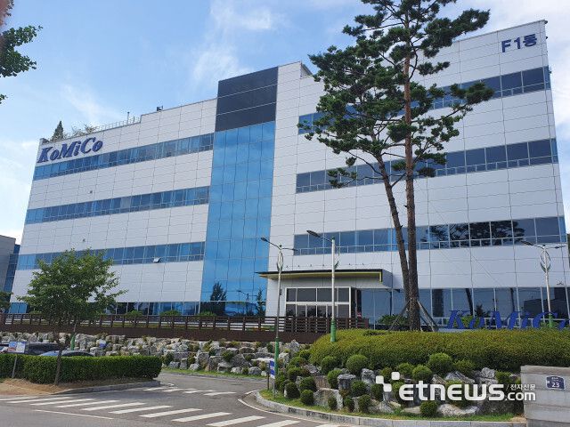 네이블이 5G특화망 구축한 코미코 안성공장 전경.