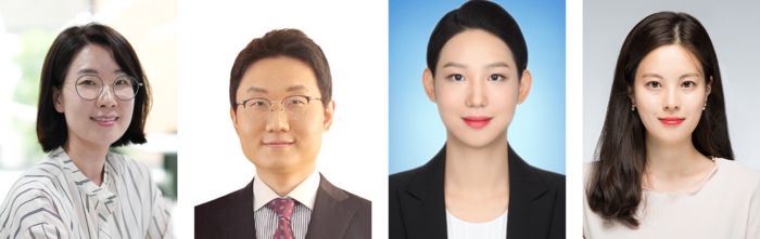 (왼쪽부터) 성균관대 양유수 교수, 한국과학기술연구원 윤홍열 박사, 성균관대 류영리 박사과정생, 김은혜 박사