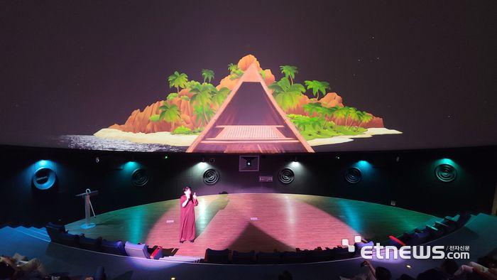 국립대구과학관의 천체투영관