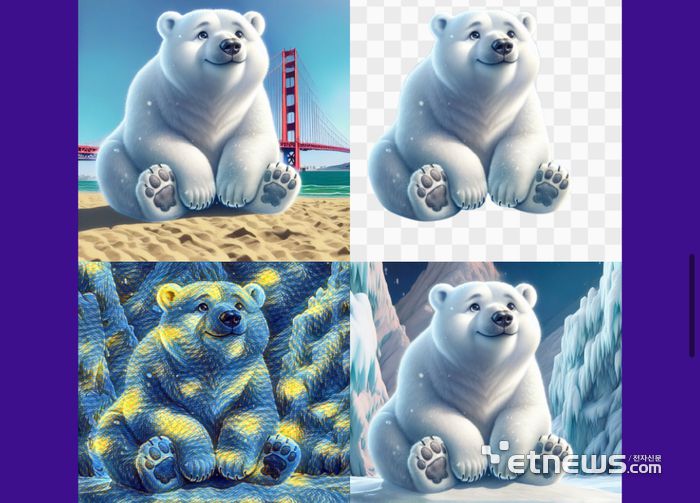 폴라리스오피스 생성형 AI '노바'가 생성한 이미지 예시. ⓒ회사 홈페이지