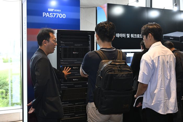 Synology 스토리지 및 데이터 보호 솔루션 전시