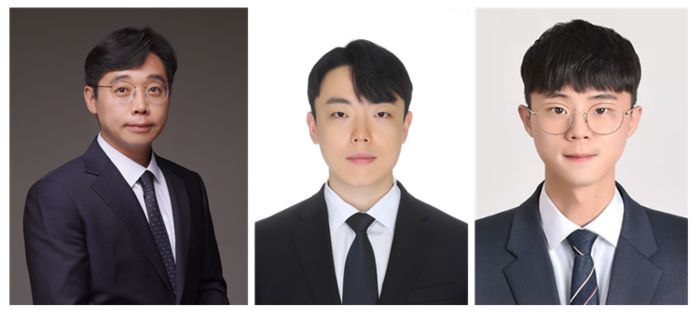 사진 왼쪽부터 이강택 교수, 유형민 박사과정생, 장승수 박사과정생.