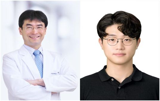 (왼쪽부터)박상민 서울대병원 가정의학과 교수, 김재원 서울대 의과학과 연구원