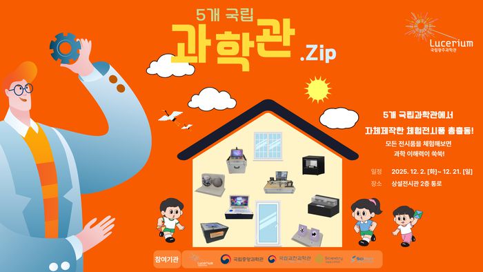 '5개 국립과학관.zip' 포스터.