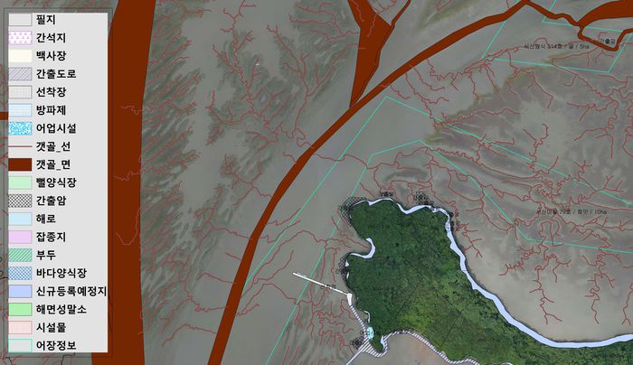 디지털 가로림만 갯벌지도