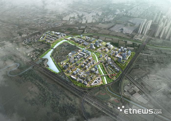 일산테크노밸리 조감도.