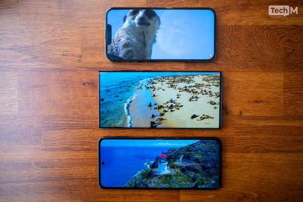 (위부터)아이폰13 프로, 갤럭시 S22 울트라, 갤럭시 Z 플립3 /사진=테크M