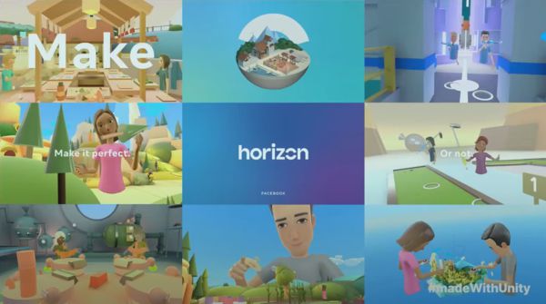 메타의 메타버스 플랫폼 '호라이즌 월드' /사진=유니티 제공
