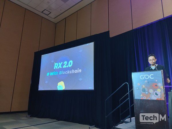 황선영 넥슨 그룹장이 21일(현지시간) 미국 샌프란시스코에서 열리고 있는 게임개발자콘퍼런스(GDC) 2023에서 메이플스토리 유니버스를 소개하고 있다. /사진=허준 기자