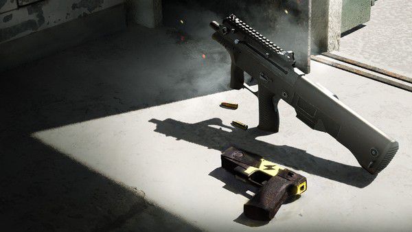 신규 총기 JS9과 스턴건. / 사진=크래프톤 제공