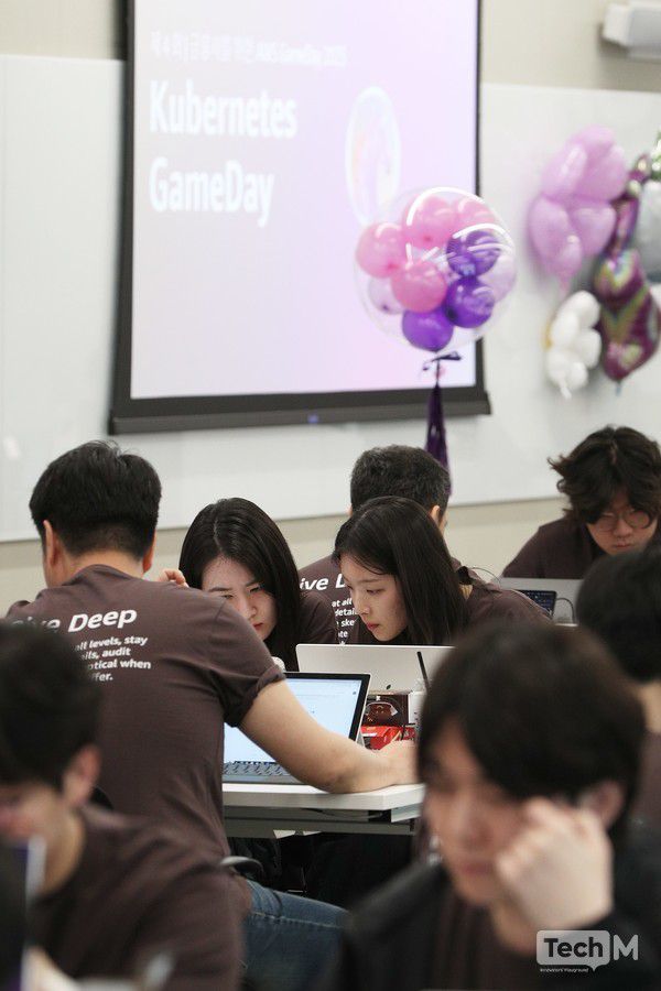 18일 오후 서울 강남구 센터필드 이스트 빌딩 18층에서 'AWS 게임데이 2025' 행사가 열리고 있다. /사진=임경호 기자