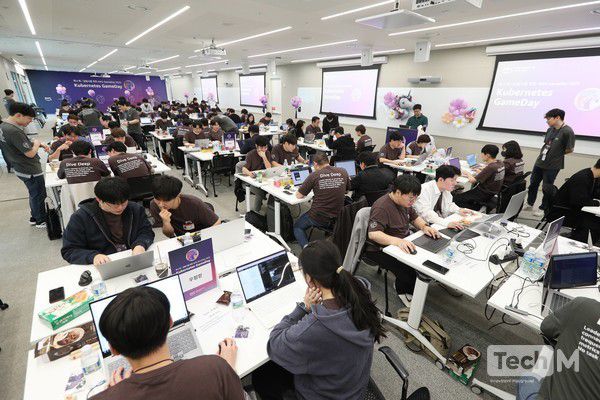 18일 오후 서울 강남구 센터필드 이스트 빌딩 18층에서 'AWS 게임데이 2025' 행사가 열리고 있다. /사진=임경호 기자