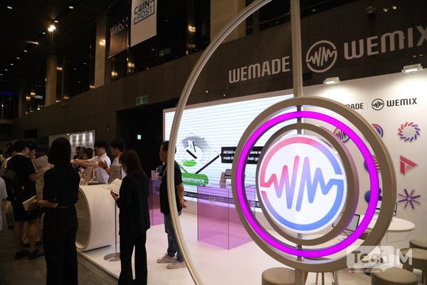 위메이드 위믹스 전시부스 / 사진=이성우 기자