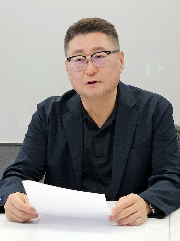 5월 15일 서울 강남구 아셈타워에서 최원식 스플렁크 코리아 지사장이 언론 인터뷰에 임하고 있다. /사진=임경호 기자