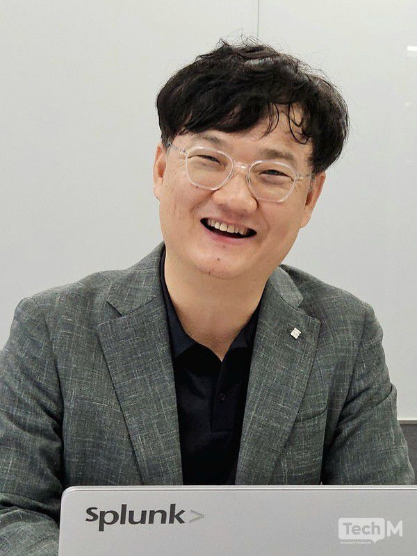 5월 15일 서울 강남구 아셈타워에서김현준 스플렁크 코리아 전무가 언론 인터뷰에 임하고 있다. /사진=임경호 기자