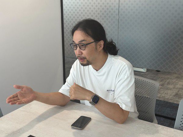 황선영 넥스페이스 대표가 테크M과 인터뷰를 통해 '메이플스토리N'과 가상자산 'NXPC'의 비전에 대해 설명하고 있다. / 사진=넥스페이스 제공