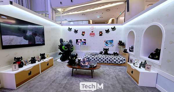 롯데월드몰에 마련된 넥슨 '던파' 팝업스토어. /사진=이소라 기자