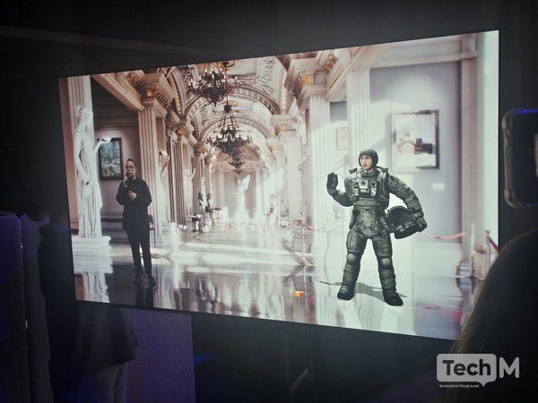 오한기 리얼타임 엔진 스튜디오 리더와 우주비행사가 한 공간에 나타난 모습 / 사진=배수현 기자