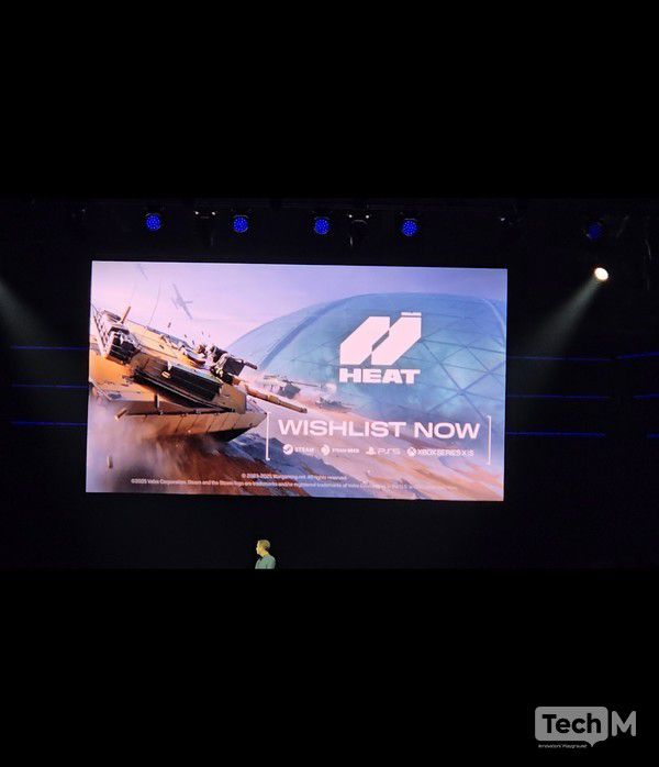 워게이밍이 게임스컴 오프닝 나이트 라이브를 통해 '월드 오브 탱크'의 후속작인 '히트'를 선보였다. /사진=허준 기자