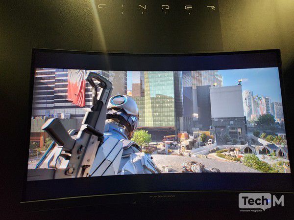 엔씨소프트 '신더시티' 시연 화면. / 사진=조성준 기자