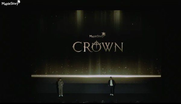 메이플스토리 쇼케이스 '크라운' 현장/사진=중계화면