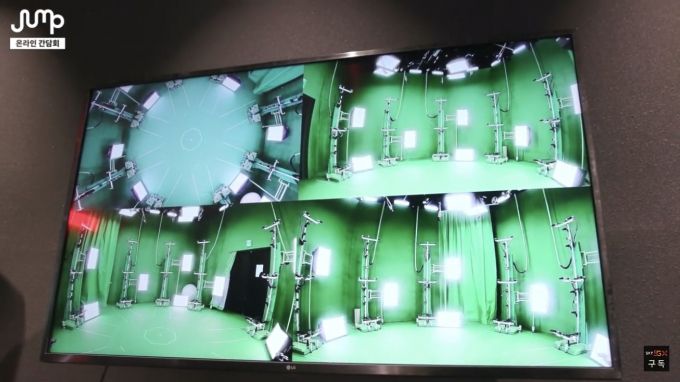 SKT '점프 스튜디오' 제작 시연 모습 [출처=SKT]