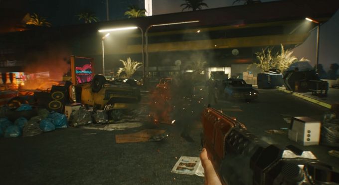 사이버펑크 2077의 게임 트레일러 한 장면. [사진=사이버펑크 2077 트레일러 영상 캡처]