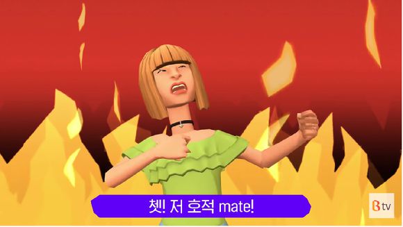 SK브로드밴드가 OTT 포털과 같은 역할을 하는 기기 '플레이제트' 광고를 메타버스 영상 제작 플랫폼 플래타곤을 활용해 제작했다. [사진=SK브로드밴드]