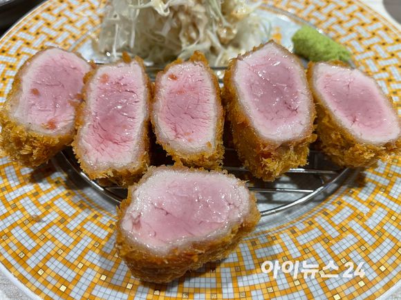 츠키젠의 시그니처 메뉴 '샤톤브리앙' [사진=원성윤 기자]