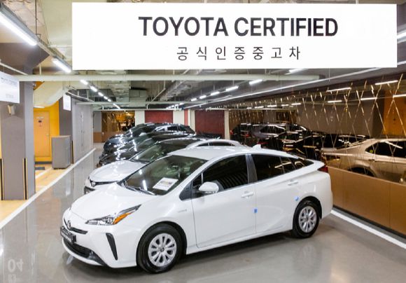 토요타코리아가 공식 인증 중고차 브랜드 '토요타 서티파이드'를 출시했다. [사진=토요타코리아]