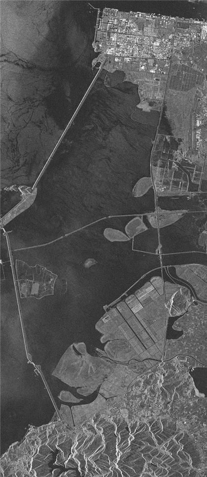 차세대소형위성2호 영상레이다 시험관측 사진. 대한민국 새만금 일대. 2023.08.30. [사진=KAIST]