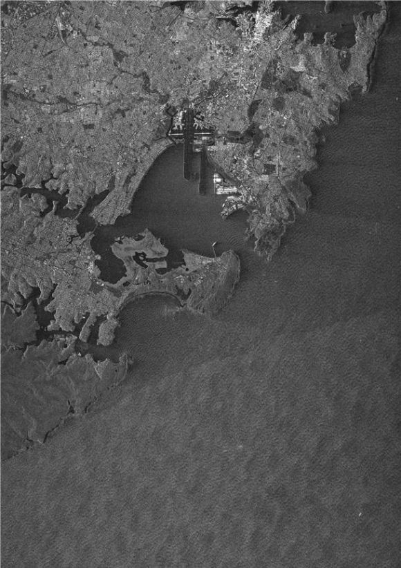 차세대소형위성2호 영상레이다 시험관측 사진. 호주 시드니 공항. 2023.07.22.[사진=KAIST]