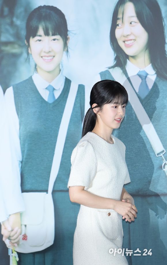 '3년 만에 신작으로 복귀' 배우 박혜수가 10일 오후 서울 CGV 용산아이파크몰에서 열린 영화 '너와 나'(감독 조현철) 언론시사회에 참석하고 있다. [사진=정소희 기자]