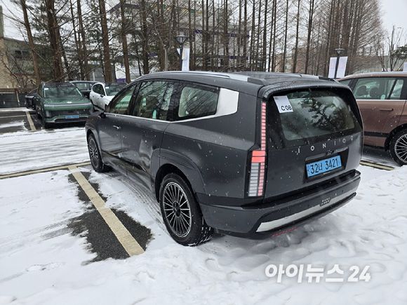 현대차 '아이오닉 9' 시승차량. [사진=김종성 기자]