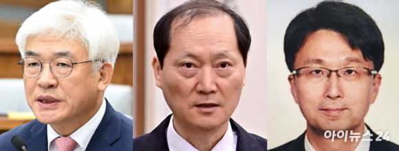 왼쪽부터 마은혁 헌법재판관, 이완규 헌법재판관 (법제처장)·함상훈 후보자(서울고법 부장판사) [사진=아이뉴스24 DB]