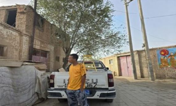 쿠차시 뒷골목 위구르족 마을. [사진=윤영선]