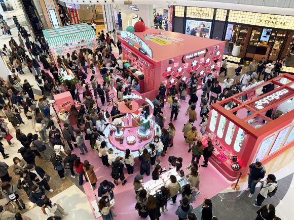 지난 3월 17일부터 30일까지 열린 에이피알 홍콩 몽콕 팝업 스토어 현장. [사진=에이피알]