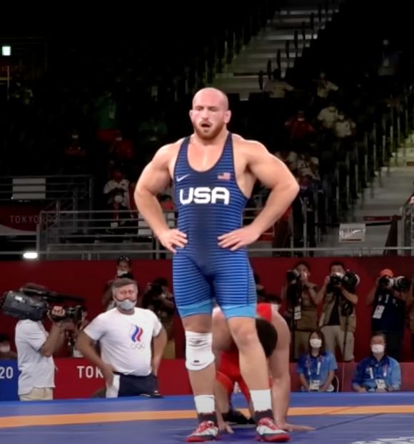 미국의 레슬링 올림픽 금메달리스트 카일 스나이더(30)가 현지 경찰의 성매매 함정 수사에 걸렸다. 사진은 카일 스나이더. [사진=유튜브 채널 'United World Wrestling']