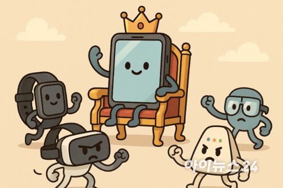 지난 10년간 '넥스트 스마트폰' 왕좌를 노렸던 VR기기, AI 기기, 스마트워치 등. [사진=챗 GPT 생성 이미지]