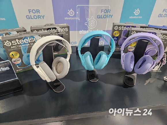 스틸시리즈 아크티스 노바 3P, 3X 무선 시리즈 [사진=설재윤 기자]