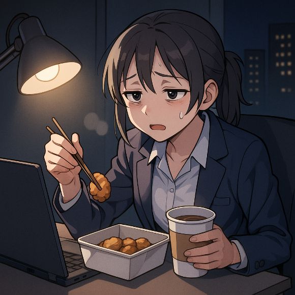 야간 근무하는 여성 이미지. 사진은 챗GPT로 생성한 이미지. [사진=챗GPT]