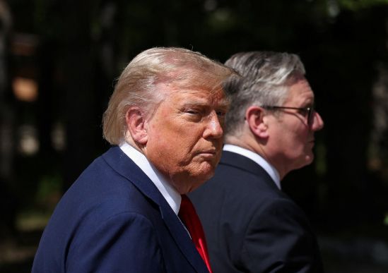 16(현지시간) 도널드 트럼프 미국 대통령이 G7 회의에 참석하고 있다. [사진=로이터/연합뉴스]