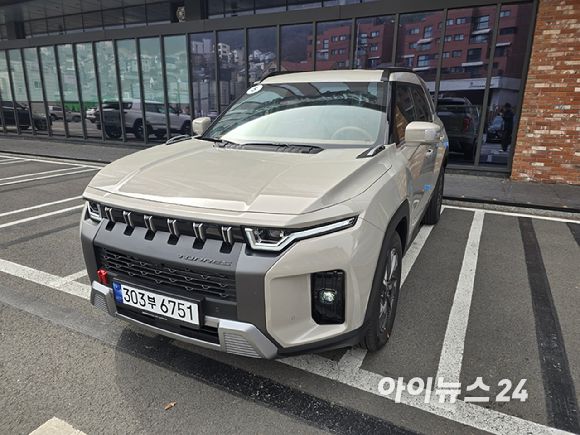 KGM '토레스 하이브리드'. [사진=김종성 기자]