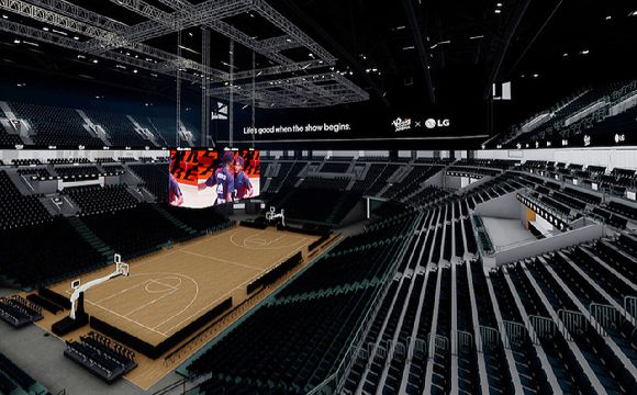 스페인 로이그 아레나 내부. [사진=LG전자]