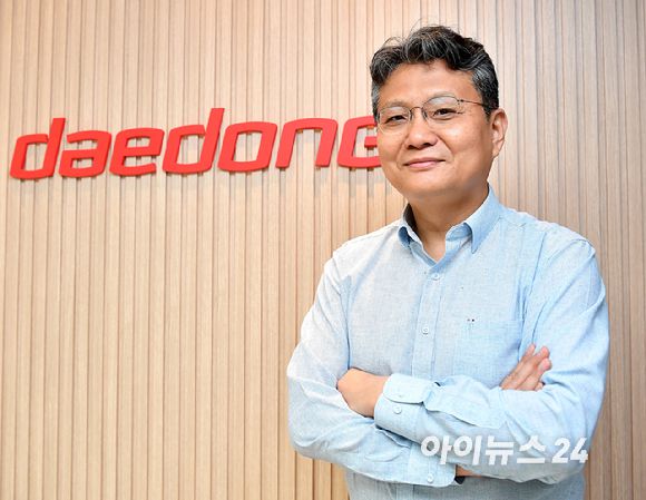 나영중 대동 P.BIZ 개발부문장이 지난 24일 서울 서초구 대동 서울사무소에서 아이뉴스24와 인터뷰를 하고 있다. [사진=곽영래 기자]