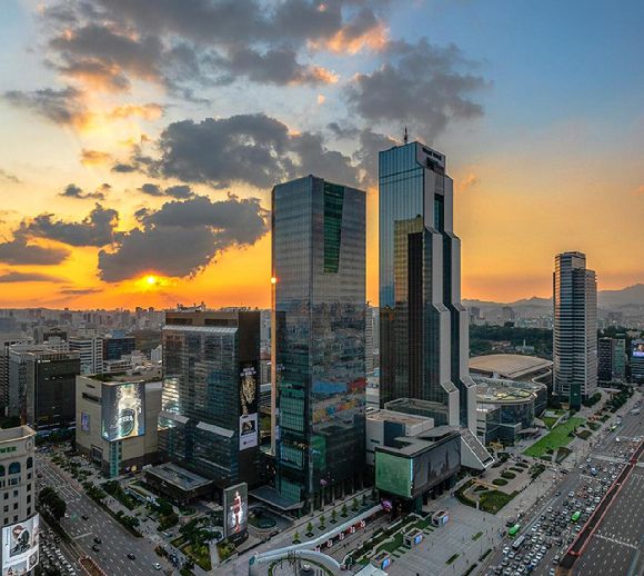 파크하얏트 서울에서 바라본 도심 전경. [사진=파크하얏트서울]