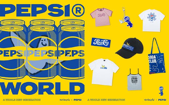 마크곤잘레스는 펩시와 협업 컬렉션을 선보였다. [사진=마크곤잘레스]