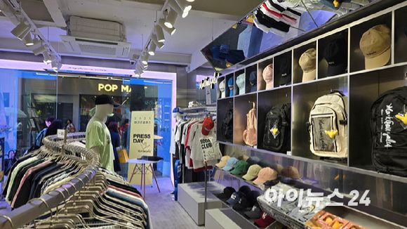 마크곤잘레스 명동 플래그십 스토어 1층 전경. [사진=진광찬 기자]