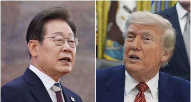 트럼프 대통령이 거액 투자를 조건으로 한국과 협상 중인 것으로 전해졌다. 사진은 이재명 대통령(왼쪽), 도널드 트럼프 미국 대통령. [사진=연합뉴스]