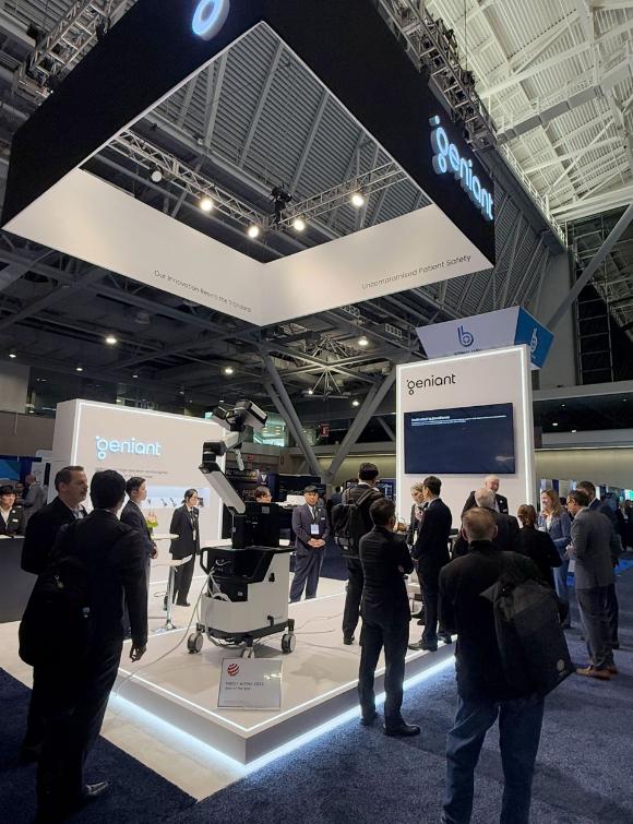 지난 미국 신경외과학회에 참가한 고영테크놀러지 전시 부스 [사진=고영테크놀러지]